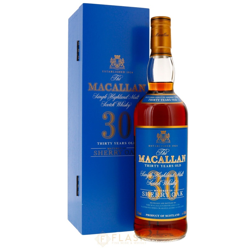 Macallan 30 Year Sherry Cask Blue Label 1990s-00s [Blue Box]
