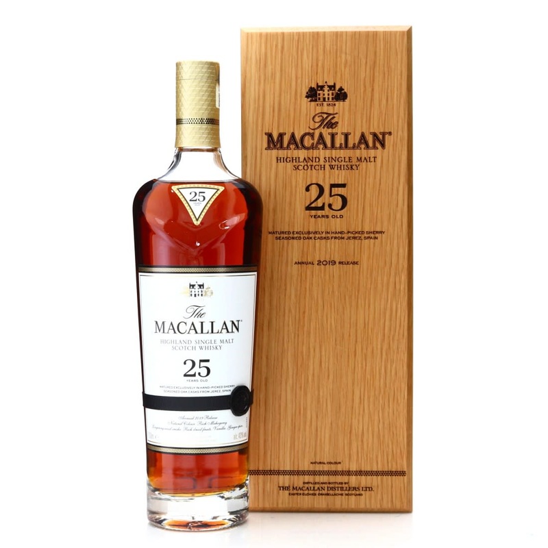 Macallan 25 Year Old Sherry Oak 2019 Release