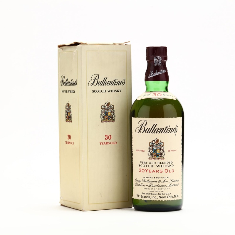 Ballantines 30 Year Old Scotch Whisky 1980s