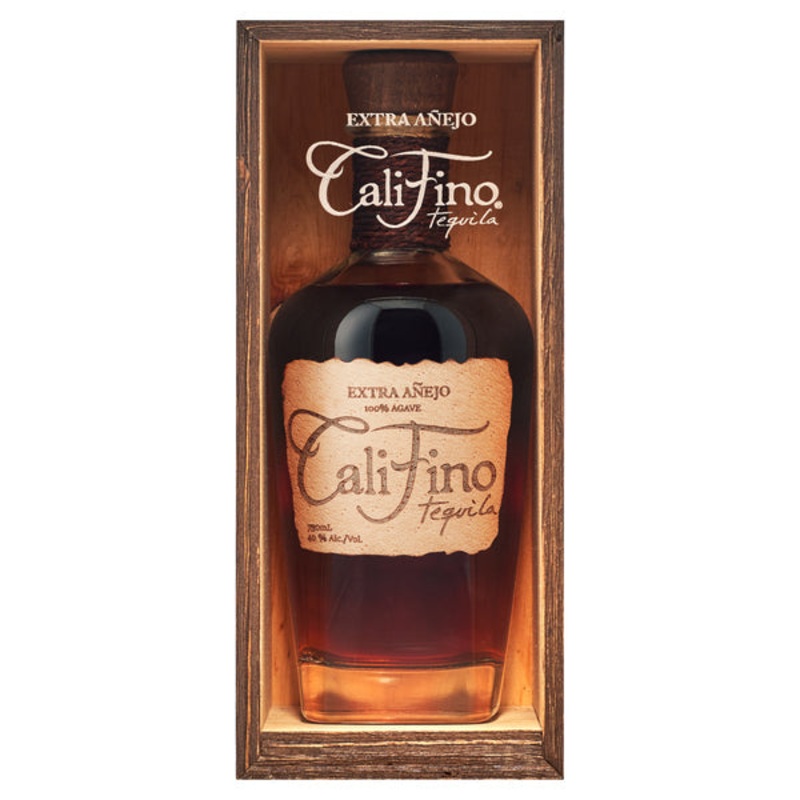 CaliFino Tequila Extra Anejo Tequila in Wood Display Box