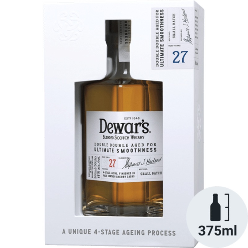 Dewars 27 Year Old Double Double 92 Proof 375ml