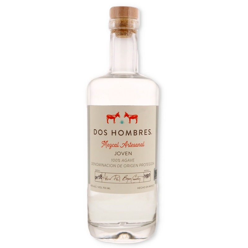 Dos Hombres Mezcal Artesanal Joven Espadin