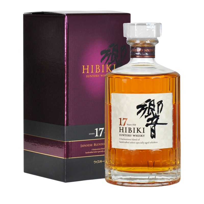 Hibiki 17 Year Old Japanese Whisky Old Glossy Box