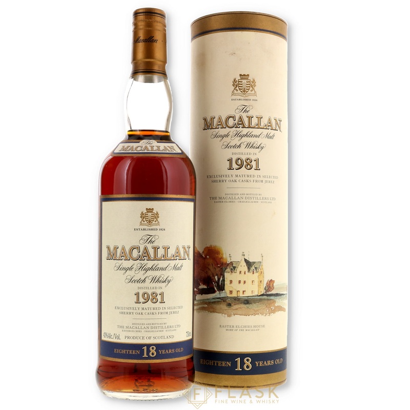 Macallan 18 Year Sherry Oak 1981 [Original Tube]