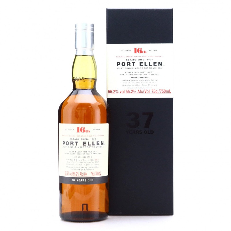 Port Ellen 1978 37 Year Old 16th Release Single Malt Scotch