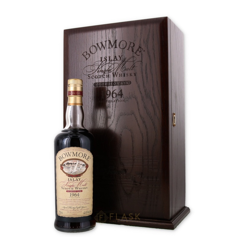 Bowmore 1964 Oloroso Cask 38 Year Old Single Malt 750ml [Original Wood Box]