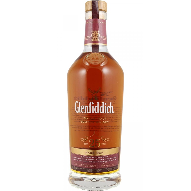 Glenfiddich Rare Oak 25 Year Old Single Malt