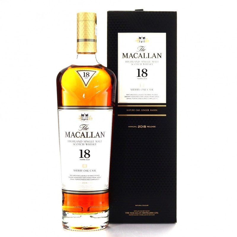 Macallan 18 Year Old Sherry Oak 2018