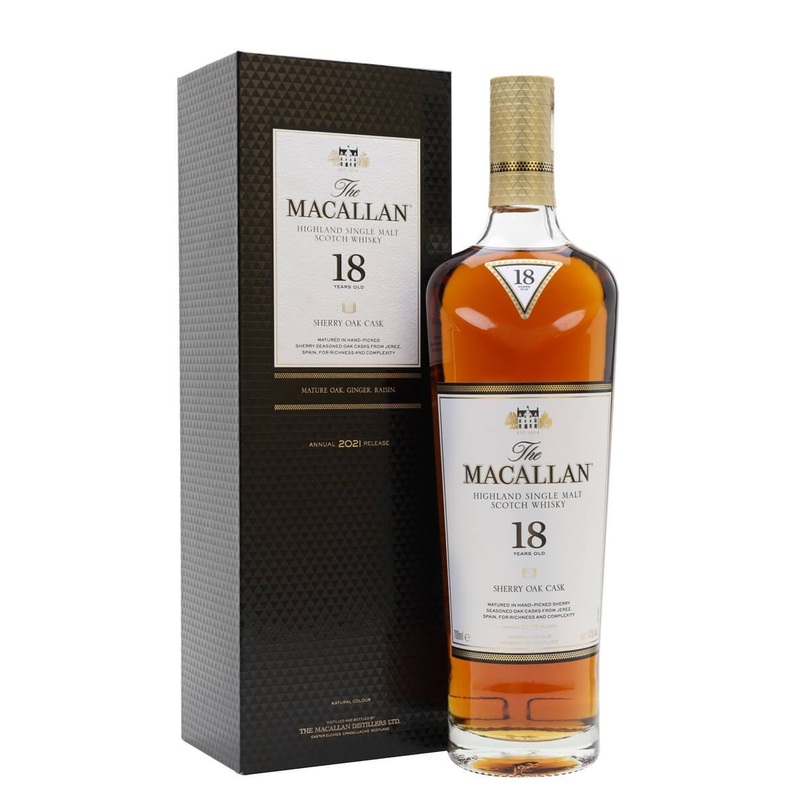 Macallan 18 Year Old Sherry Oak 2021 [With Box]