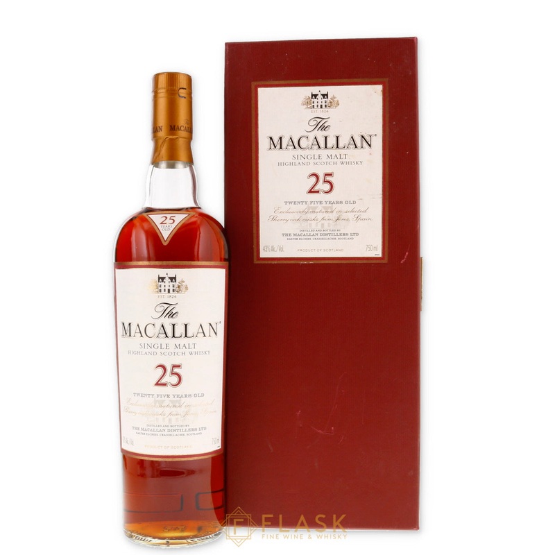 Macallan 25 Year Old Sherry Cask [Red Box 2000s Release]