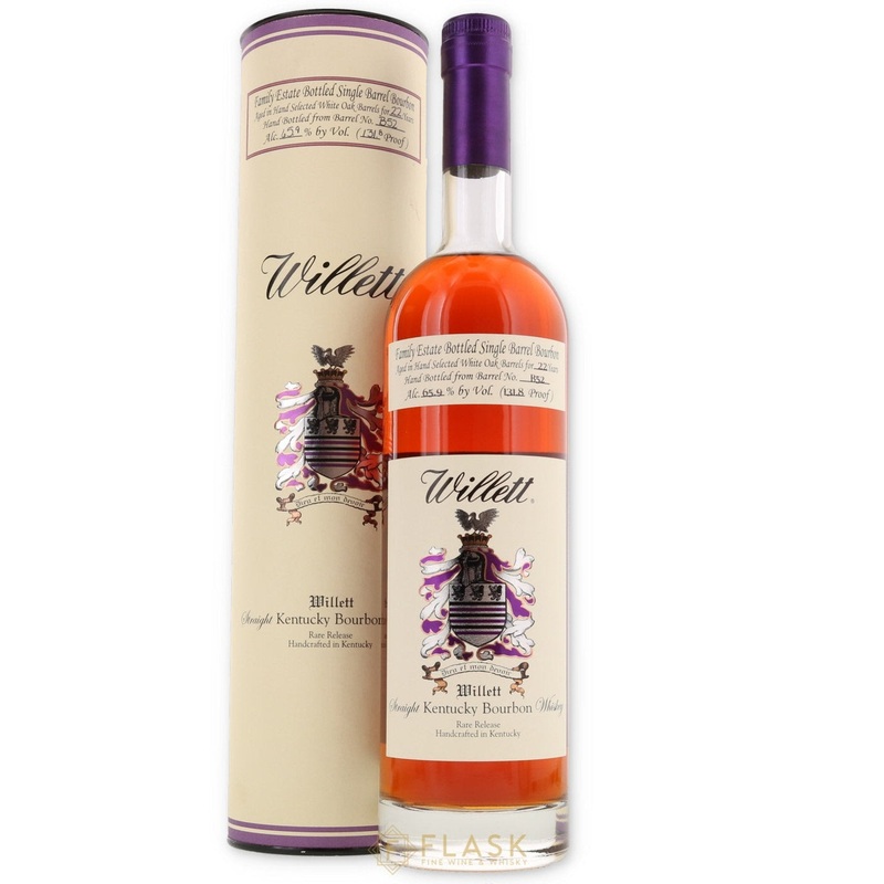 Willett Family Estate 22 Year Old Single Barrel Bourbon #B52 131.8 Proof