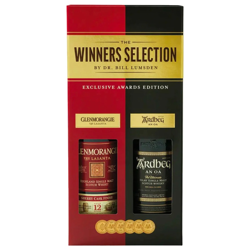 Ardbeg & Glenmorangie Winners Selection  Lasanta / An Oa Gift Box Set 2x 750ml