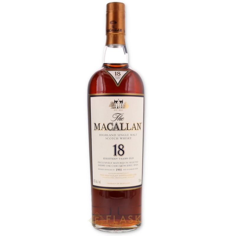 Macallan 18 Year Old 1993 [Bottle Only]