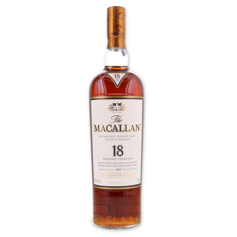 Macallan 18 Year Old Single Malt 1997 [Bottle Only]