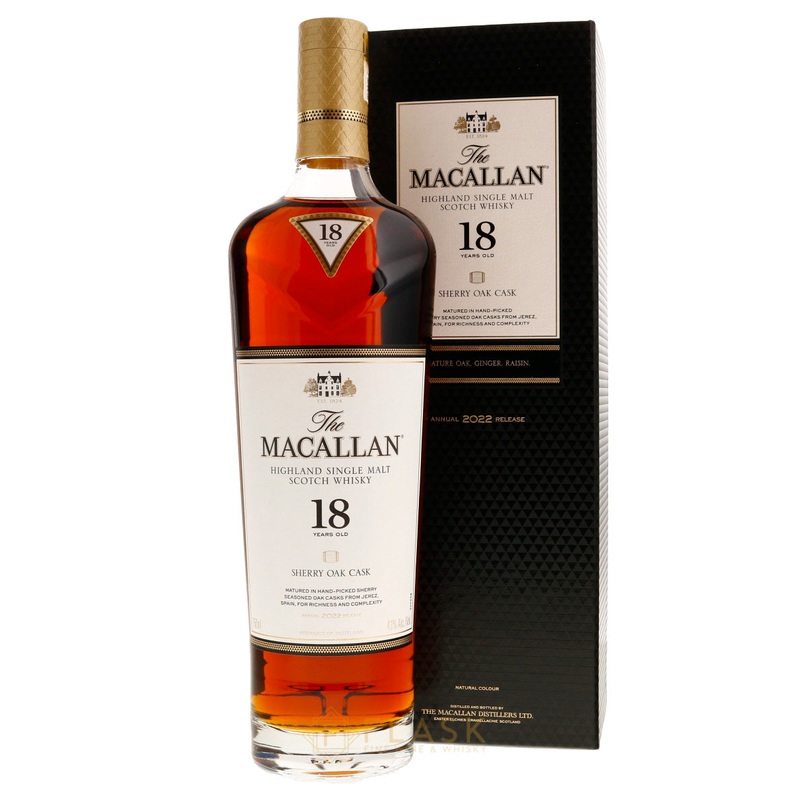 Macallan 18 Year Sherry Oak 2022 [With Box]