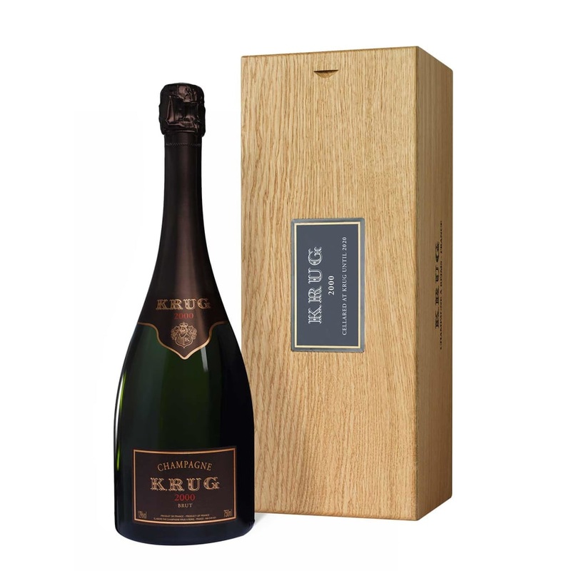 Krug Vintage Champagne Brut 2000 Wood Box  Winery Direct 2021 Release