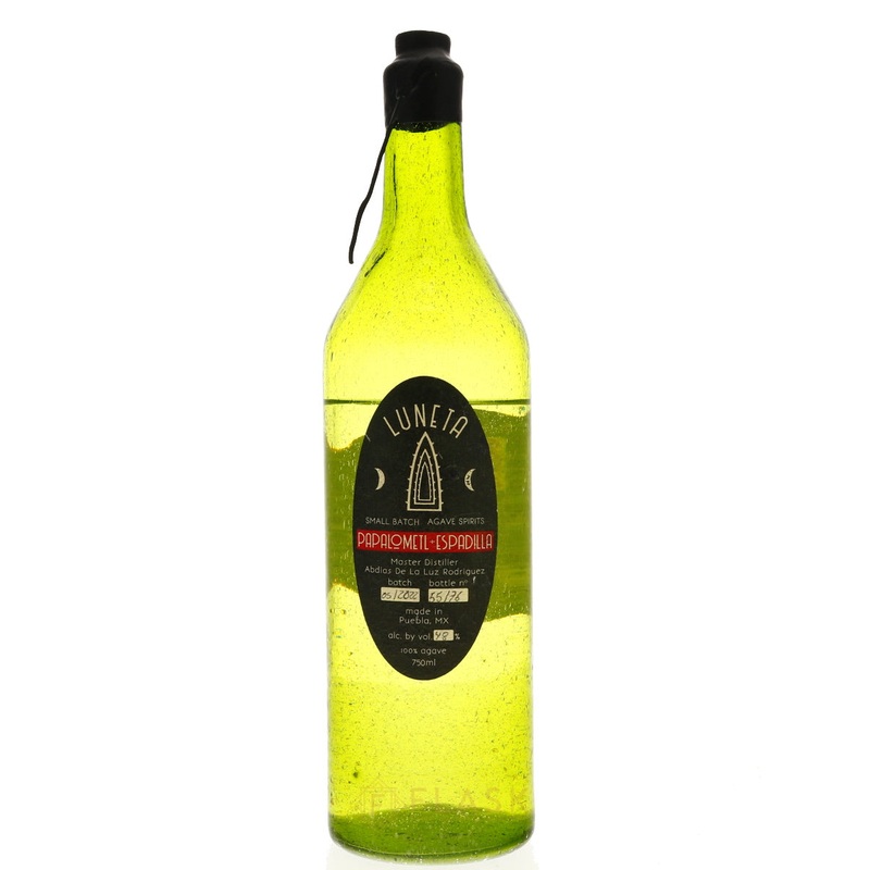 Luneta Small Batch Agave Spirits Papalometl con Espadilla 750ml