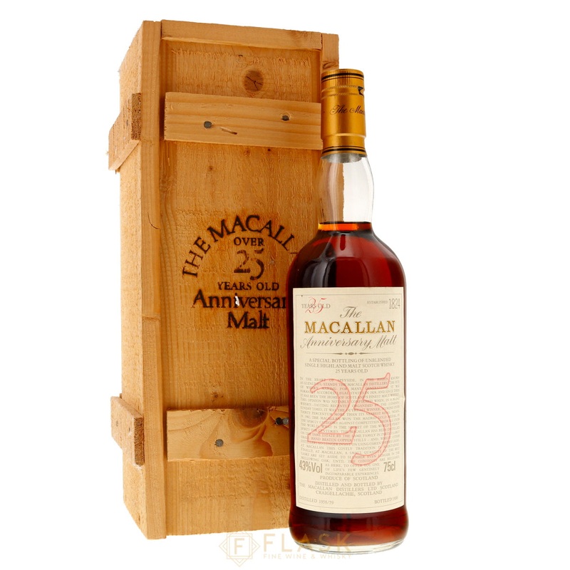 Macallan Anniversary Malt 25 Year Old 1958/1959