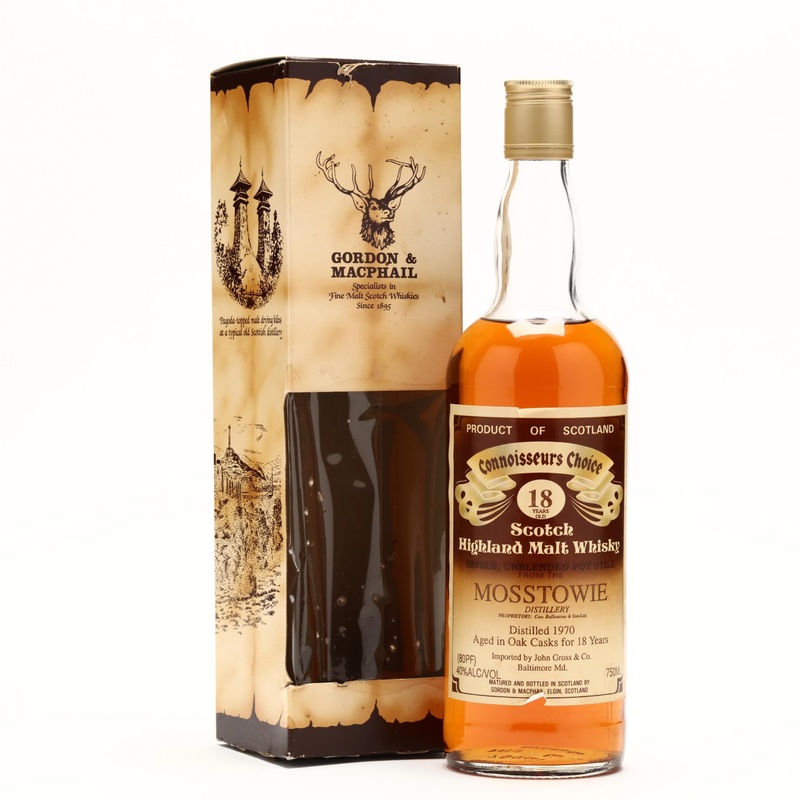 Mosstowie 18 Year Old Gordon and Macphail Connoisseurs Choice 1970