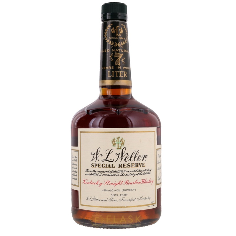 W.L. Weller Special Reserve 7 Year Bourbon Paper Label 1 Liter