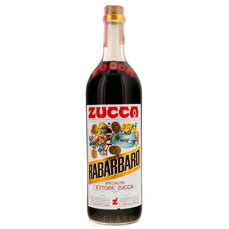 Zucca Rabarbaro Amaro Vintage Bottled 1970s 1 Liter