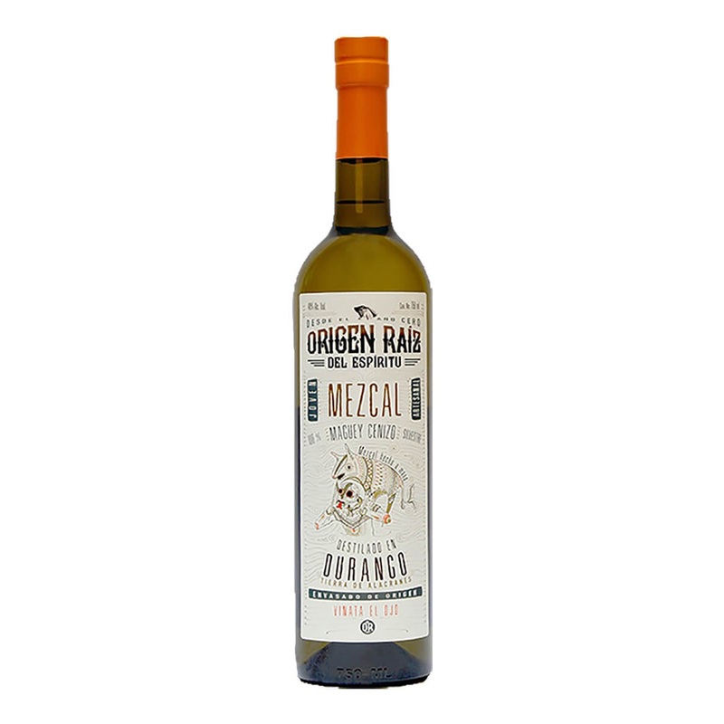 Origen Raiz Cenizo Durango Artesanal Mezcal 750ml