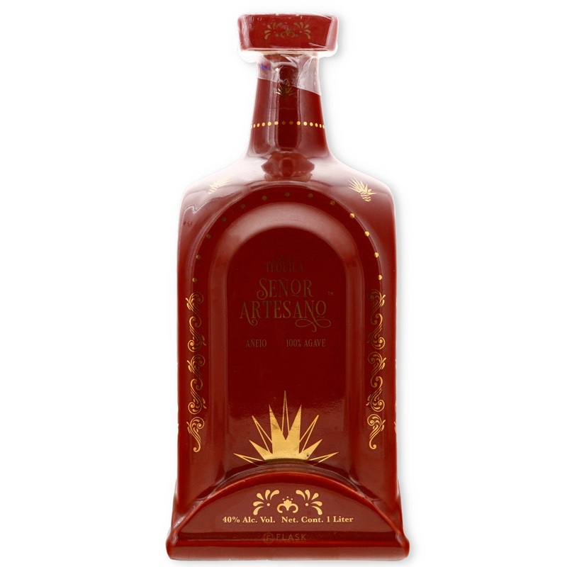 Senor Artesano Ceramic Anejo  Tequila 1 Liter