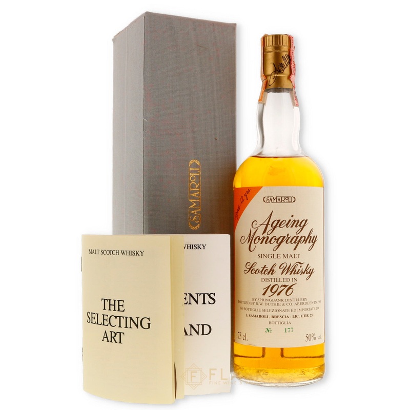 Springbank 1976 Samaroli 12 Year Old Ageing Monography