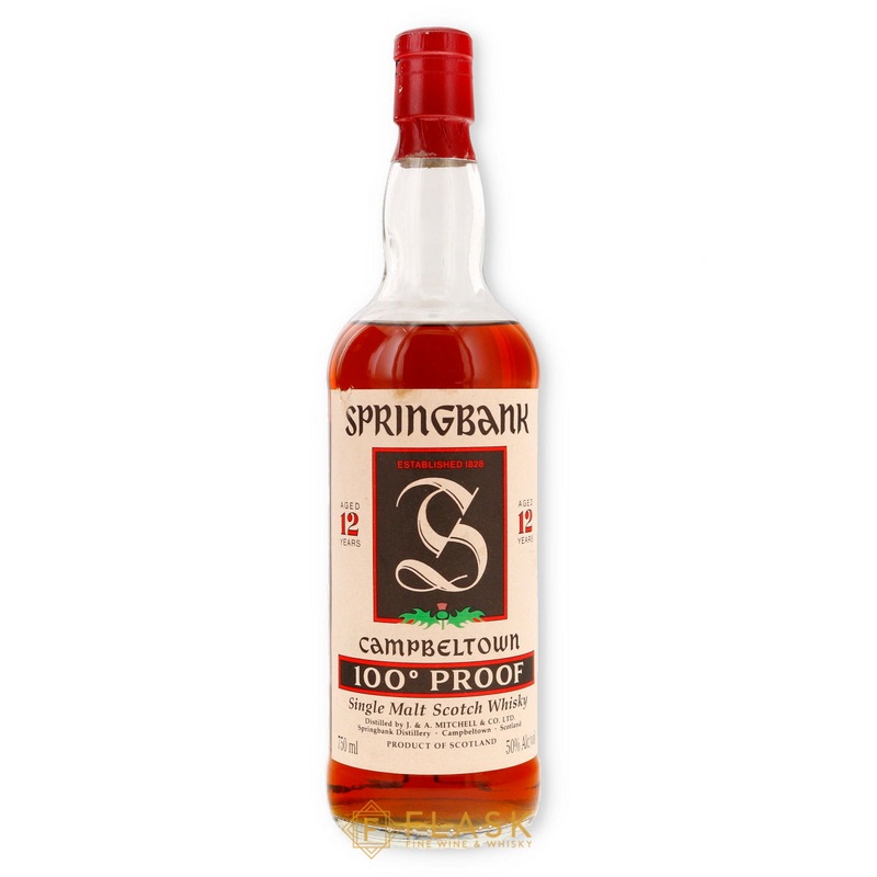 Springbank Double Dark 12 Year Old 100 Proof Green Thistle 1990s 750ml / US Import