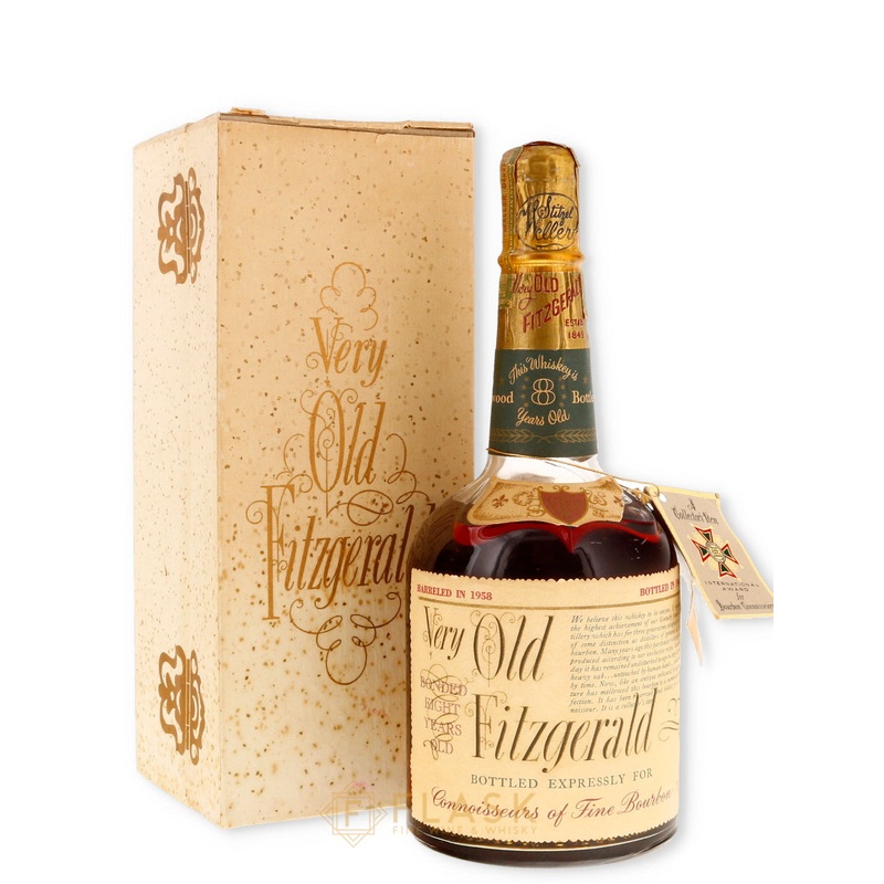 Very Old Fitzgerald 1958 8 Year Old Bourbon Bottled in Bond 100 Proof / Stitzel-Weller [Gift Box]