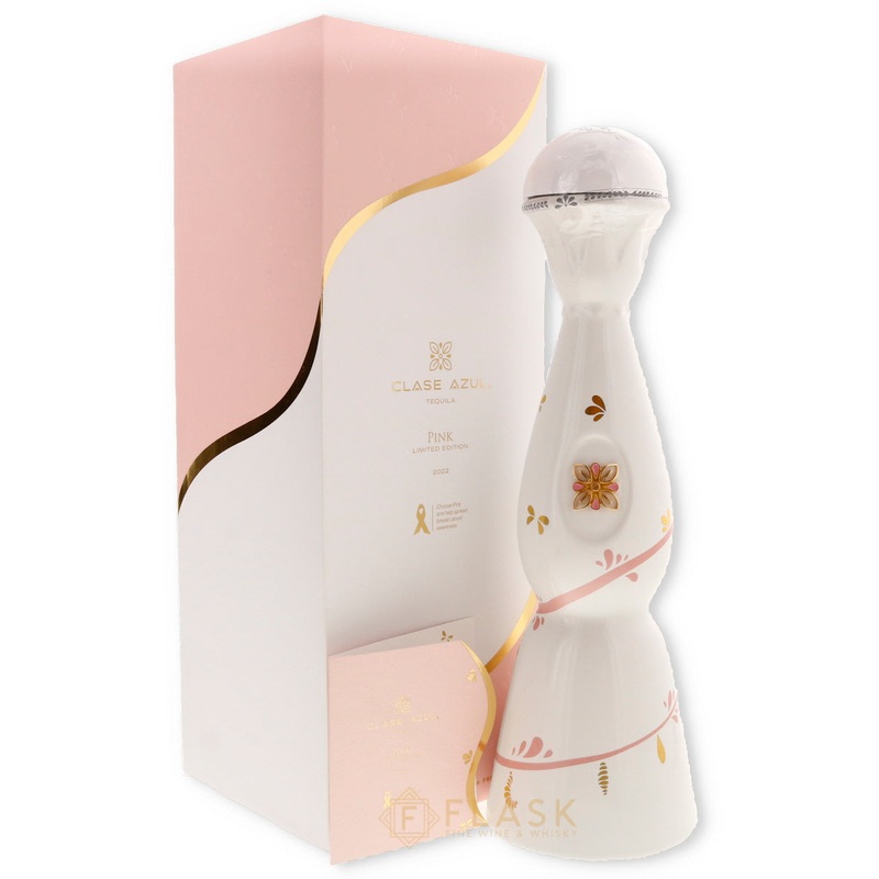 Clase Azul Pink Breast Cancer Awareness Joven Limited Edition Tequila 2022 1 Liter