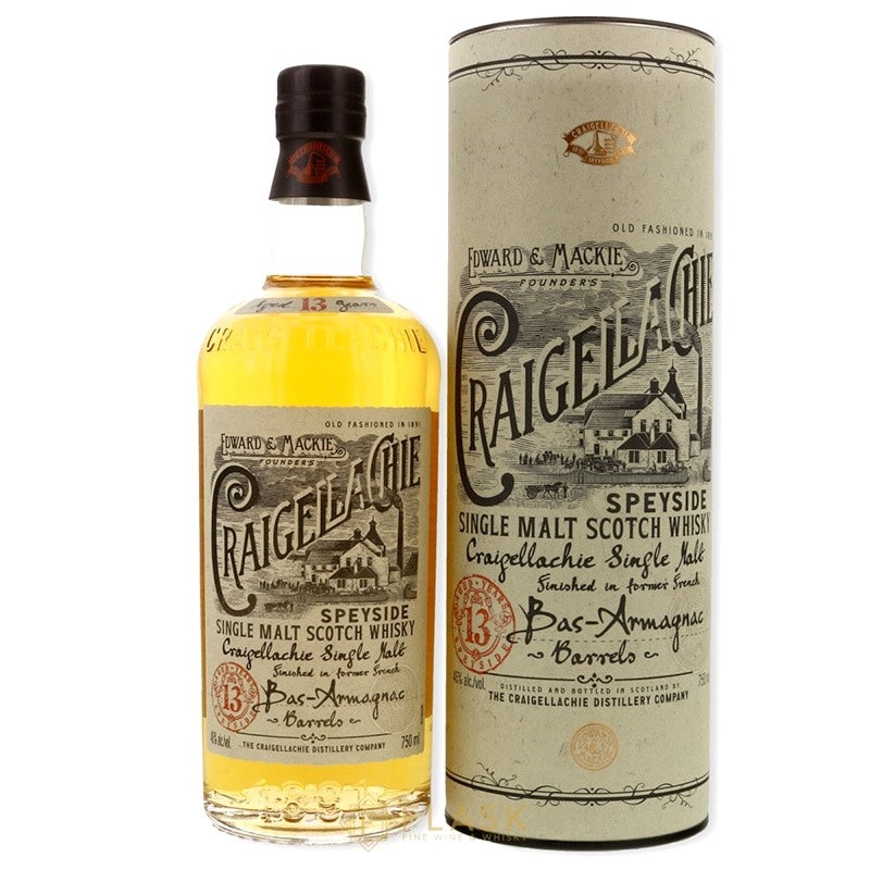 Craigellachie 13 Year Old Speyside Single Malt Scotch Bas Armagnac Barrels