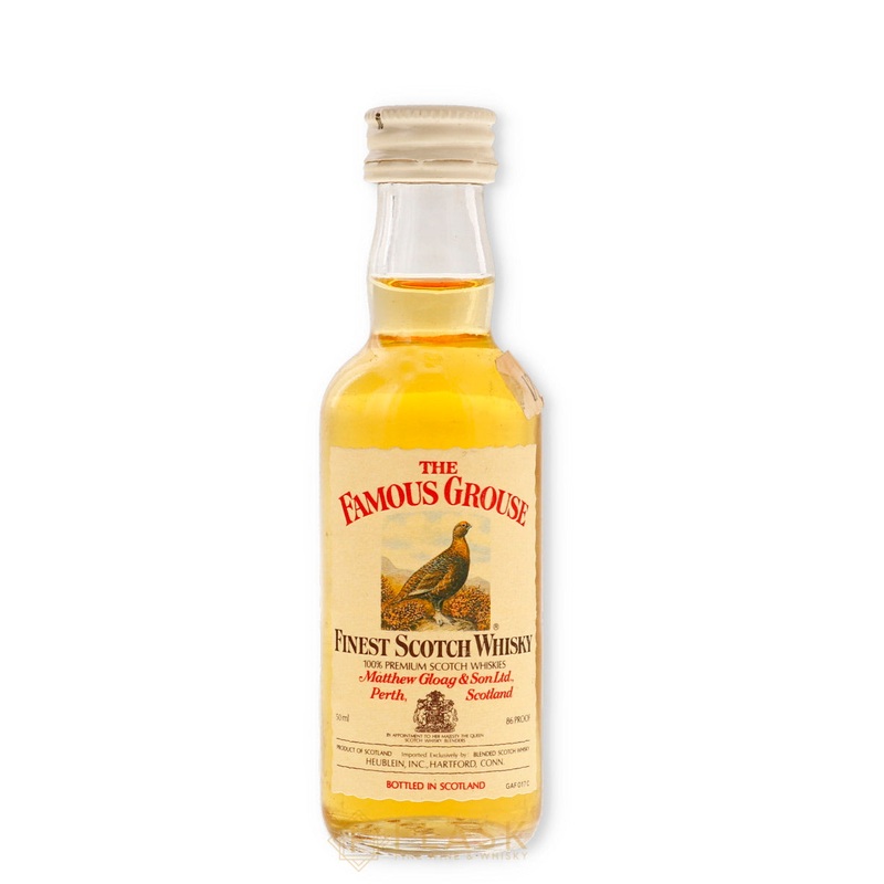 Famous Grouse Finest Scotch Whisky 1980s 50ml Miniature