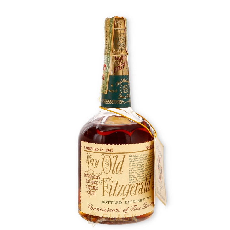 Very Old Fitzgerald 1961 8 Year Old Bourbon 100 Proof Bottled in Bond / Stitzel-Weller Half Pint