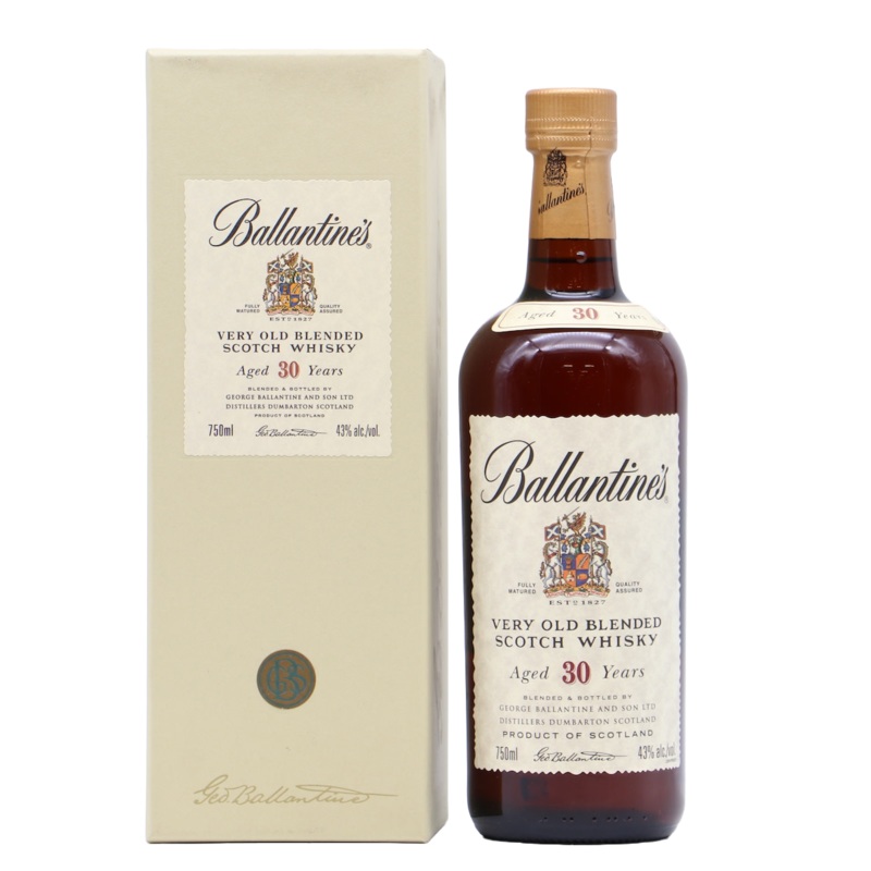 Ballantines 30 Year Old Blended Scotch Whisky 43% Release