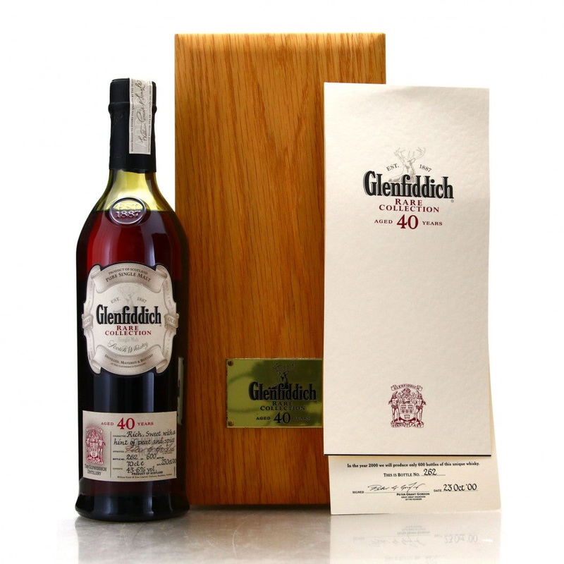 Glenfiddich 40 Year Old Rare Collection Bottled 2000
