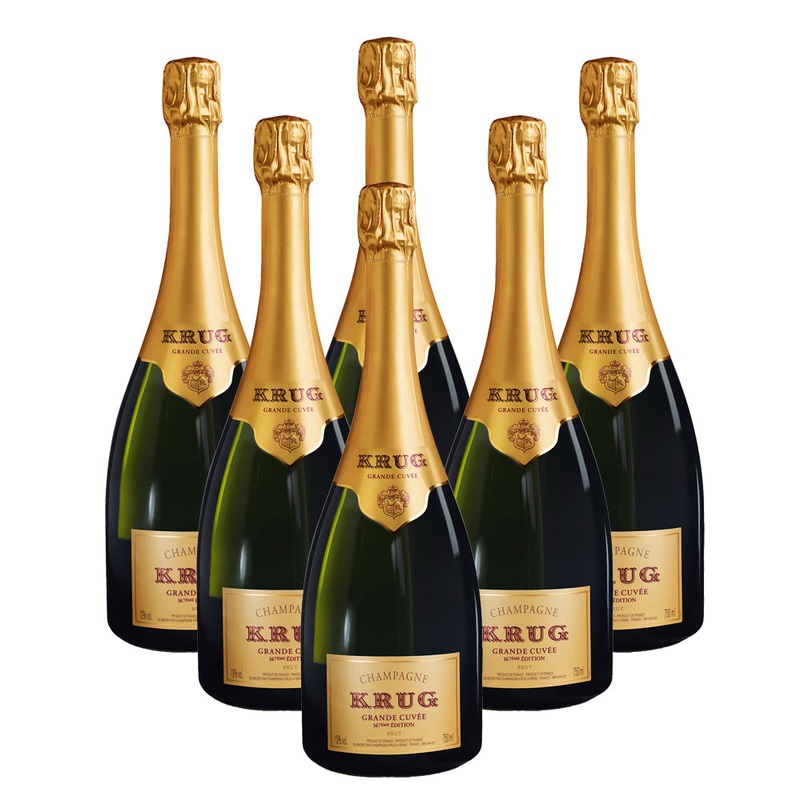Krug Grande Cuvee 169th Edition Brut Champagne 6 Bottle Case