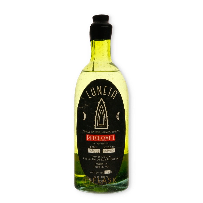 Luneta Small Batch Agave Spirits Papalometl 750ml 94 proof