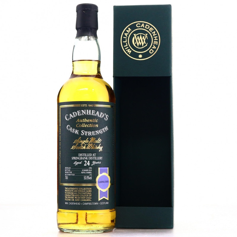 Springbank 24 Year Old 1994 Cadenhead’s Cask Strength 50.8%