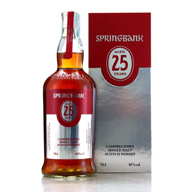 Springbank 25 Year Old 2021 Release 70cl