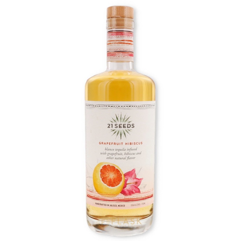 21 Seeds Grapefruit Hibiscus Infused Blanco Tequila