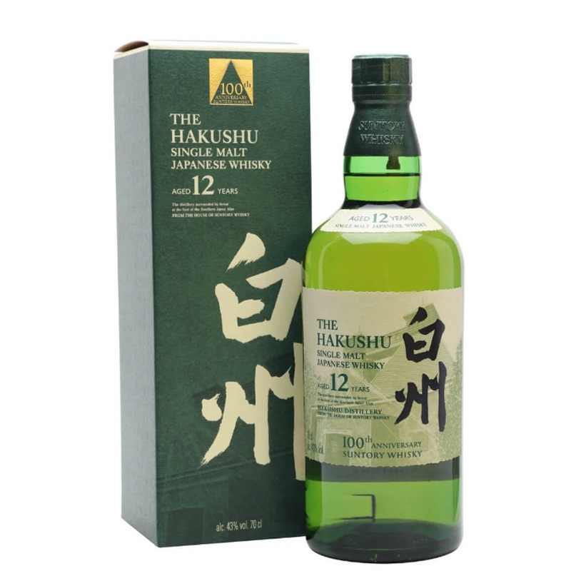 Hakushu 12 Year Old 100th Anniversary Suntory Japanese Whisky