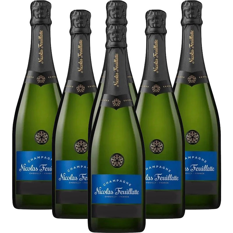 Nicolas Feuillatte Brut Reserve Cuvee Champagne 6 Bottle Case