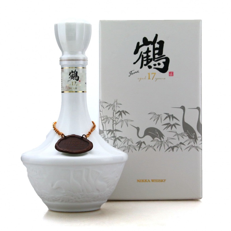 Nikka Tsuru Ceramic Decanter Bottle 17 Year Old Japanese Whisky 70cl