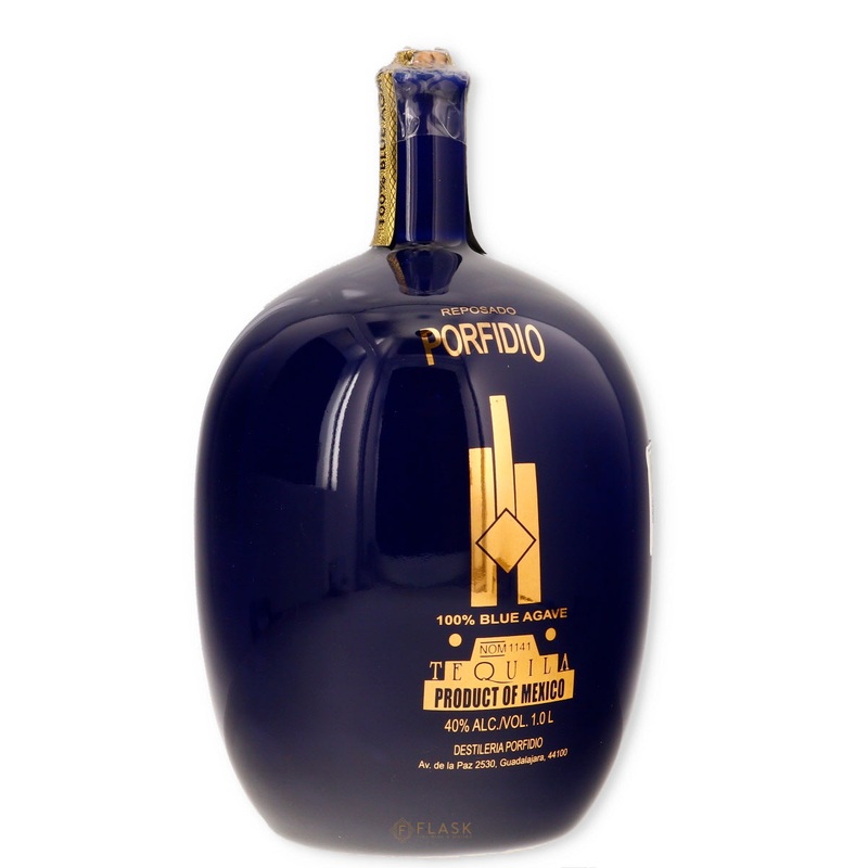 Porfidio Reposado Blue Ceramic Bottle Tequila 1 Liter