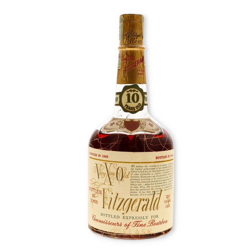 Very Xtra Old Fitzgerald 1959 10 Year Old Bottled in Bond Bourbon 100 Proof / Stitzel-Weller