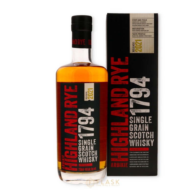 Arbikie Highland Rye 1794 Single Grain Scotch Whisky 2021 Release