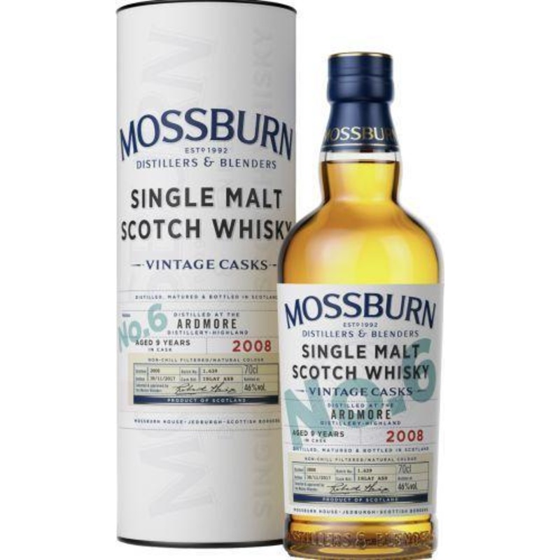 Ardmore Mossburn Vintage Cask No. 6 9 Year Old Single Malt 2008