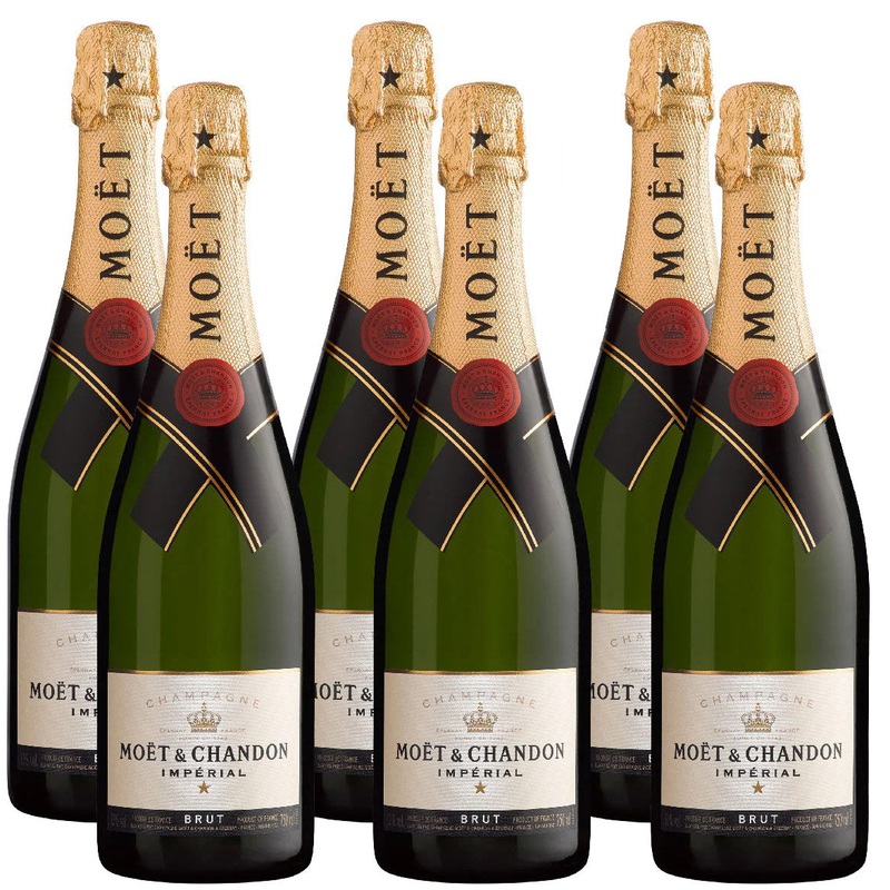 Moet & Chandon Brut Imperial Champagne 6x 375ml Half-Bottle Case