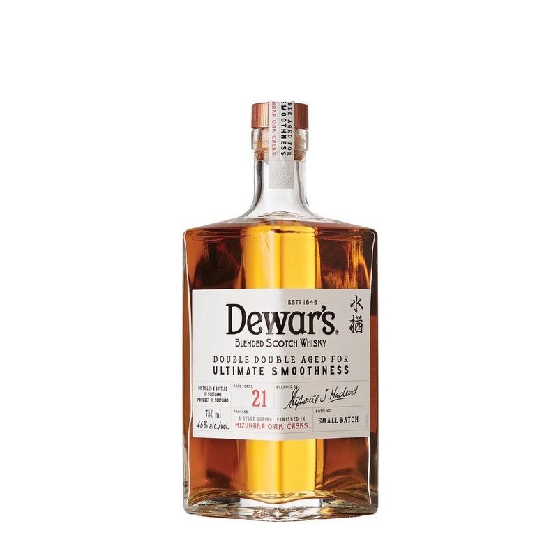 Dewar’s Double Double 21 year old Mizunara Oak Scotch Whisky 375ml